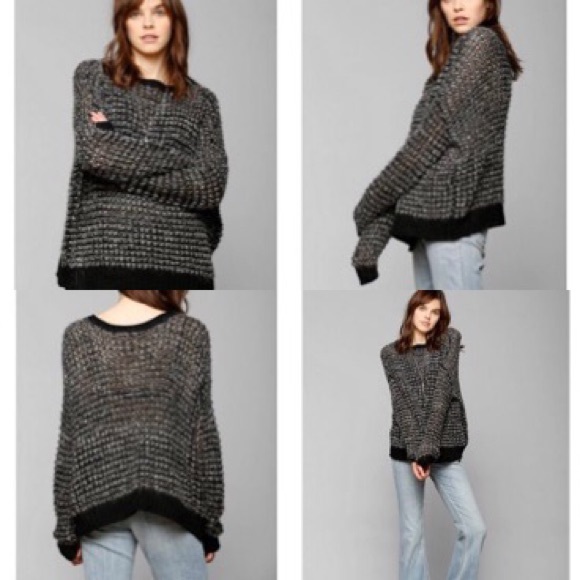 ECOTE Stardust Open-Stitch Loose Knit Sweater UO - Picture 5 of 7